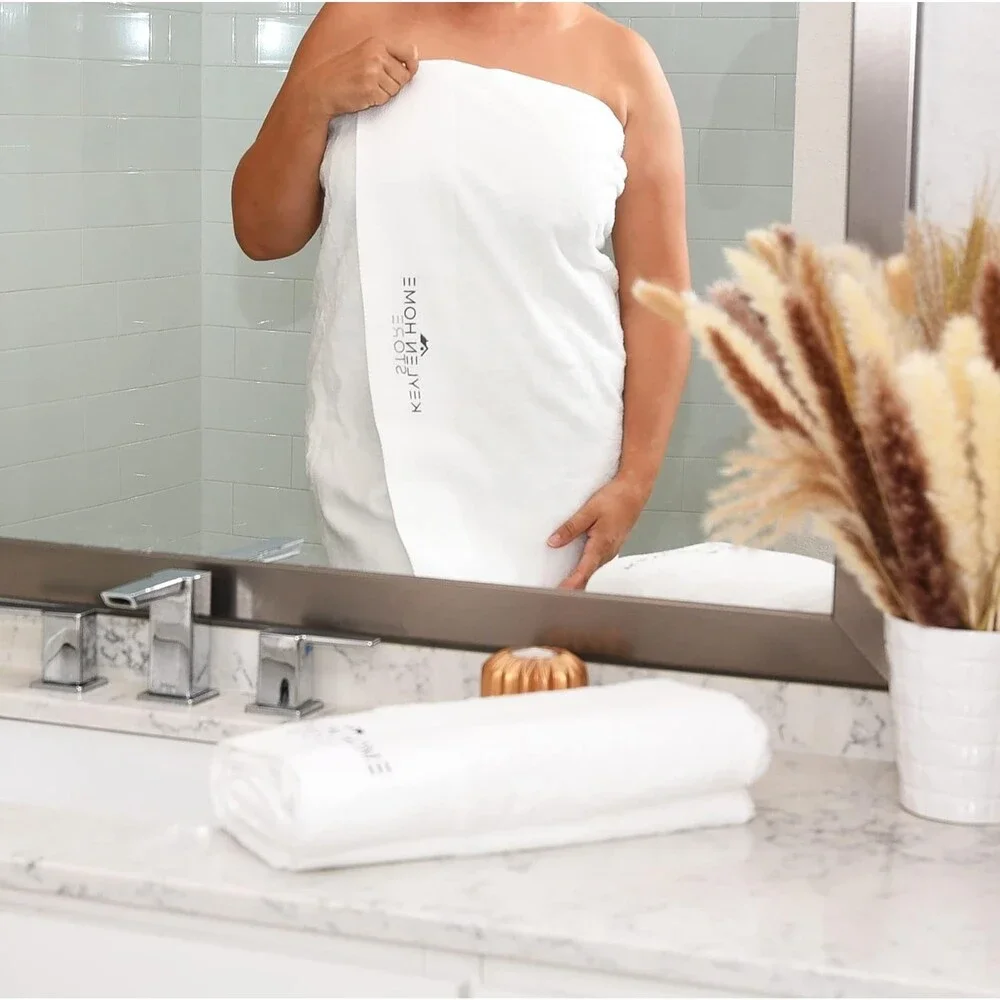 Set of 2 Large Bath Towels – 55.5